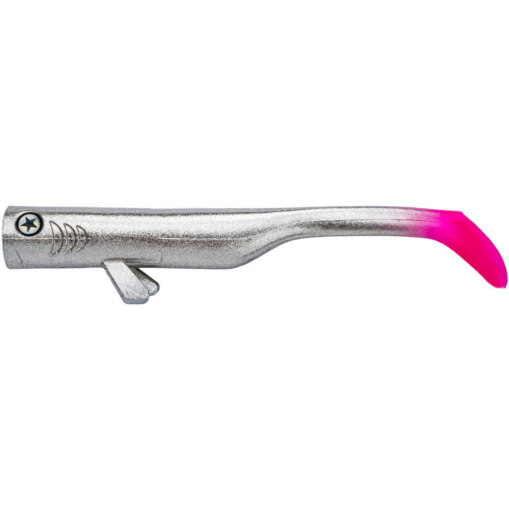 LMAB Drunk Bait 12 cm Chrome Pinktail
